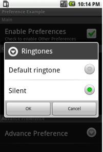 Ringtone Preference